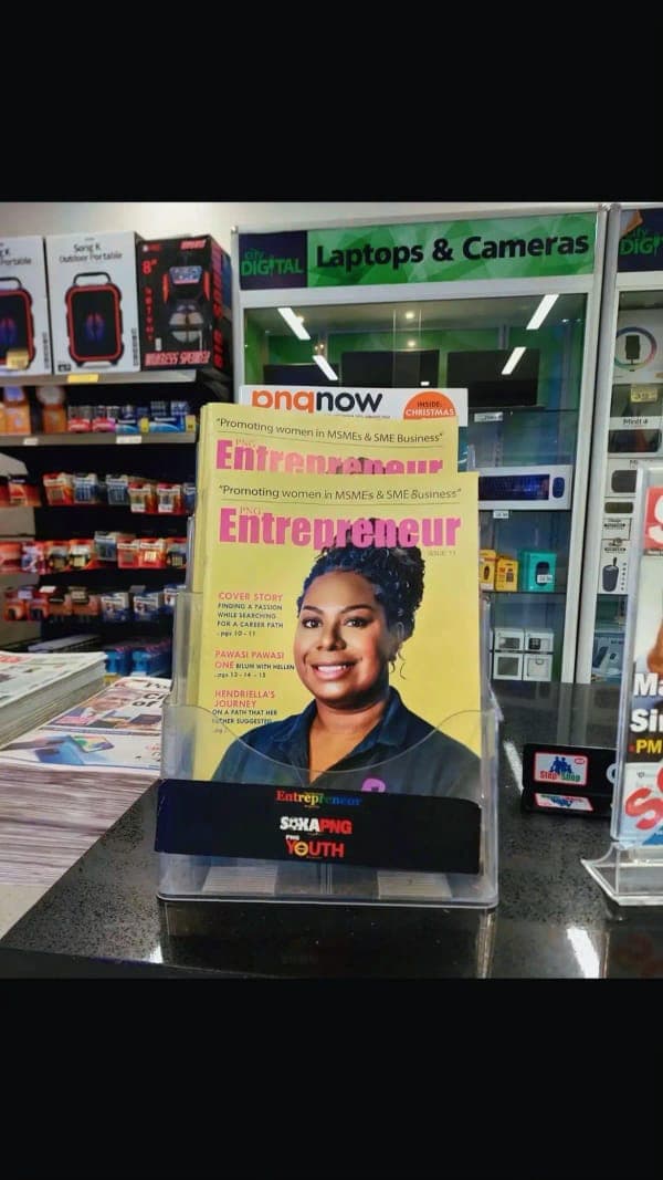 Magazine on newsstand
